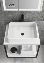 S Line σετ μπάνιου με μεταλλική βάση & κρυφοντούλαπο - Image 3