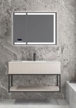 S Line σετ μπάνιου με μεταλλική βάση & κρυφοντούλαπο