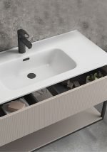 S Line σετ μπάνιου με μεταλλική βάση & κρυφοντούλαπο - Image 2