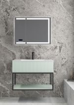 S Line σετ μπάνιου με μεταλλική βάση & κρυφοντούλαπο