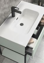 S Line σετ μπάνιου με μεταλλική βάση & φωτιζόμενο καθρέπτη - Image 2