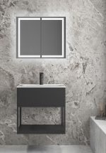 S Line σετ μπάνιου με μεταλλική βάση & κρυφοντούλαπο